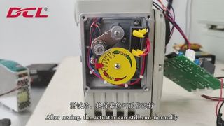 Test delle prestazioni EMC dell'attuatore elettrico